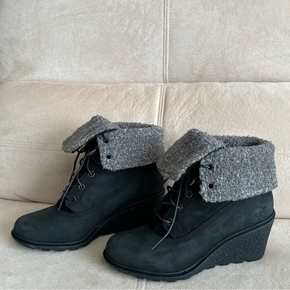 New Timberland Women's Earthkeepers 2-way Comfy Stylish Boots, Sturdy Wedges